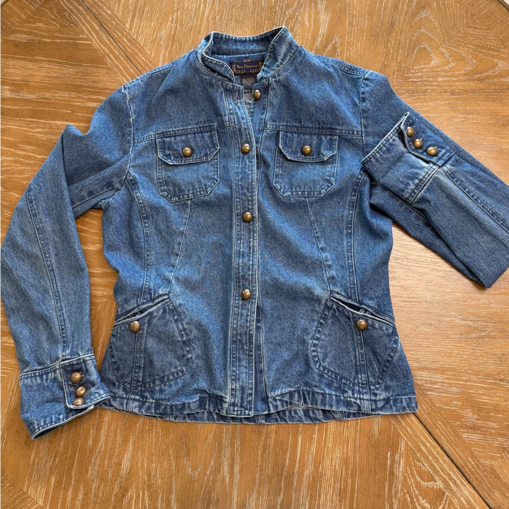 New Directions Denim Button-Up Women's Jean Jacket